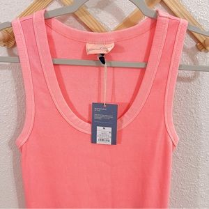 Ribbed tank top midi dress